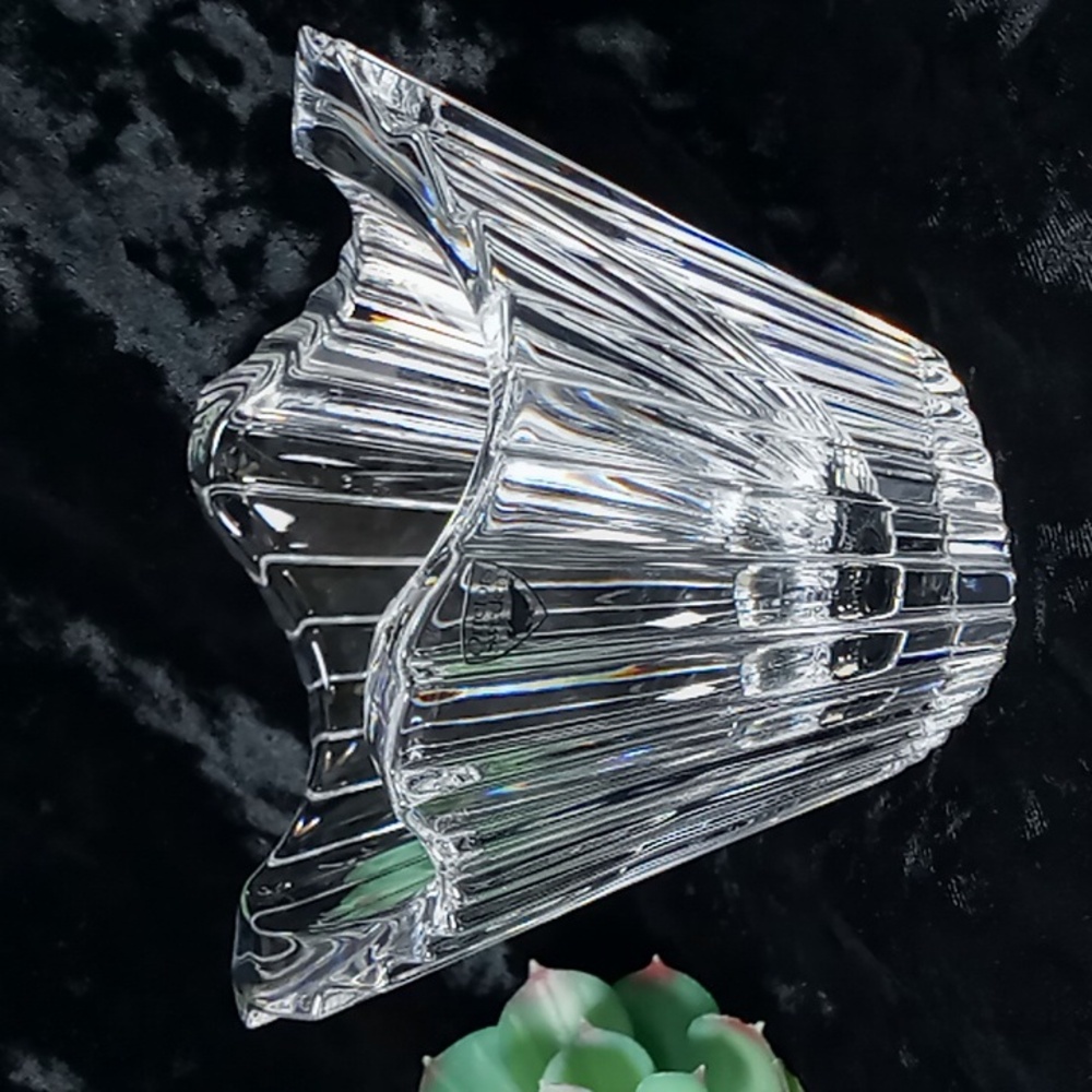 Orrefors Sweden Crystal Tiara Skal Bowl Designed by Jan Joohansson